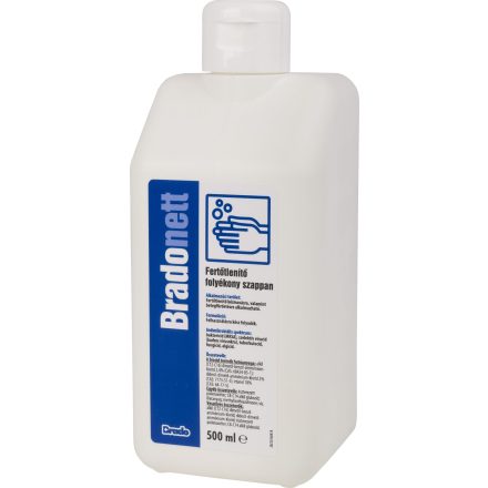 Bradonett fertőtlenítő folyékony szappan 500 ml kupakos