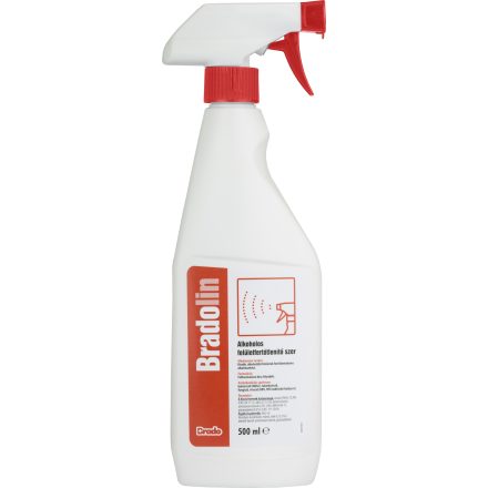 Bradolin alkoholos felületfertőtlenítő szer 500ml szórófejes