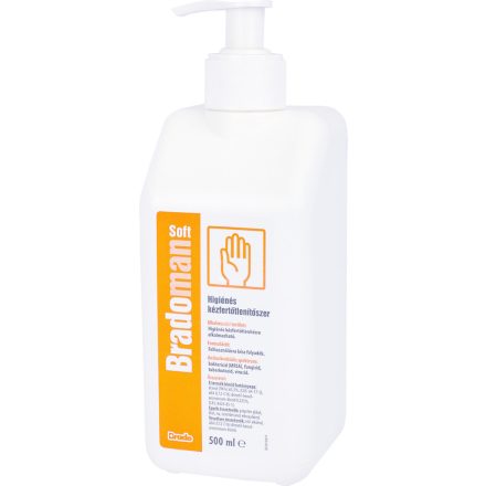 Bradoman Soft kézfertőtlenítő 500 ml pumpás