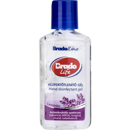 Bradolife kézfertőtlenítő gél Levendula 50 ml