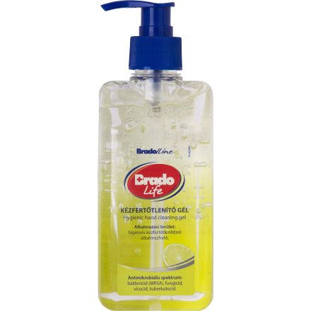 Bradolife kézfertőtlenítő gél Citrom 500ml
