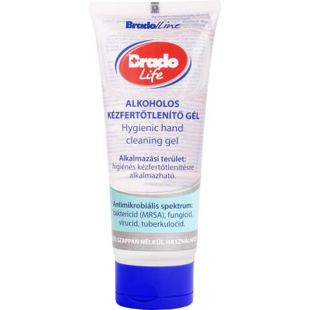 Bradolife kézfertőtlenítő gél 100 ml tubusos