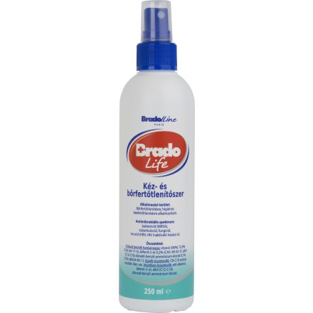 Bradolife kéz- és bőrfertőtlenítőszer 250 ml