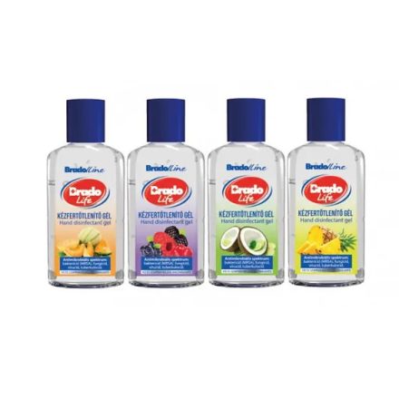 Bradolife kézfertőtlenítő gél gyümölcsös 50 ml