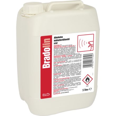 Bradolin alkoholos felületfertőtlenítő szer 5L