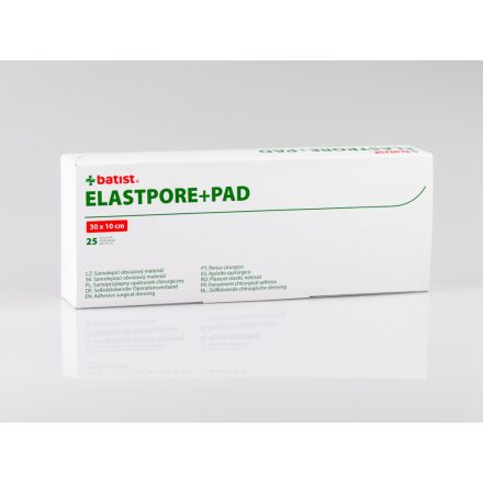 ELASTPORE+PAD  Szigetkötszer 10x30cm, steril (25 db/dob)