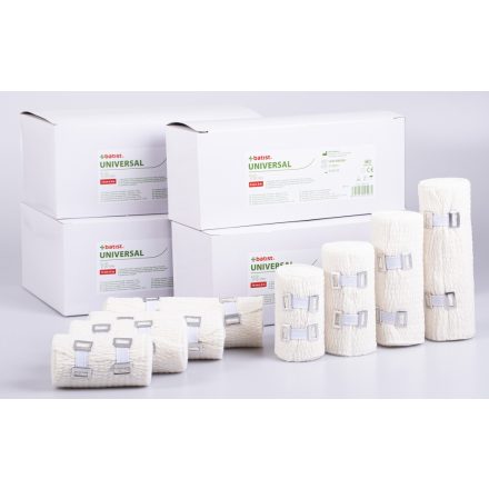 UNIVERSAL Rugalmas kötöző, bandage 15cmx5m, 110% rugalmasság (10 db/dob)