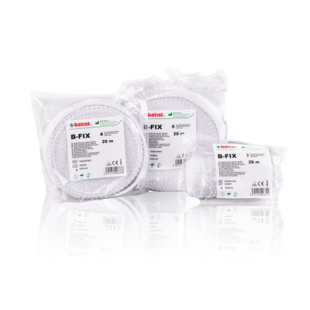 B-FIX Rugalmas csőhálókötszer 20m, 4-es méret, kézre, lábra (40 db/krt)