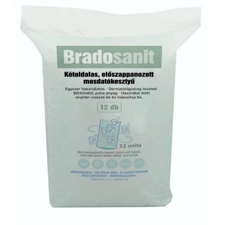 Bradosanit Mosdatókesztyű 12 darab