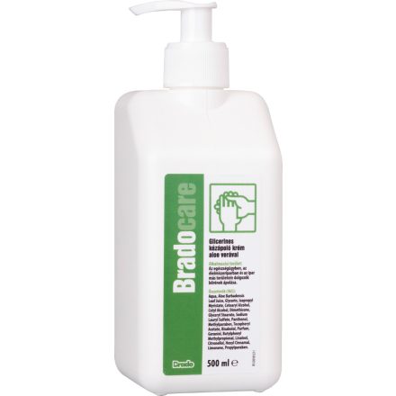 Bradocare glicerines kézápoló krém aloe verával 500 ml pumpás
