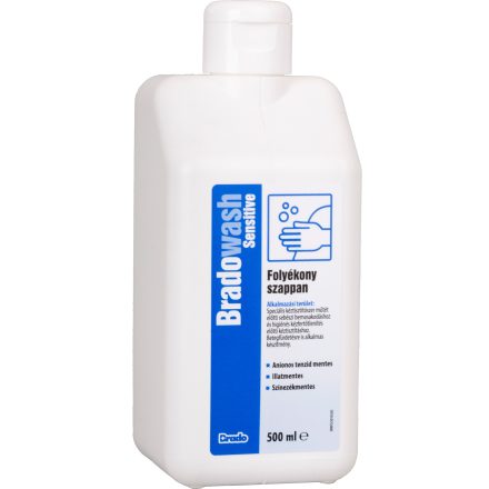 Bradowash Sensitive folyékony szappan 500ml