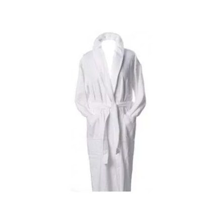 Köntös Fehér Frottír Sálgalléros  16/1, 100% Pamut - 2XL