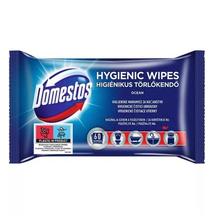 Domestos Fertőtlenítő Törlőkendő Ocean 60db